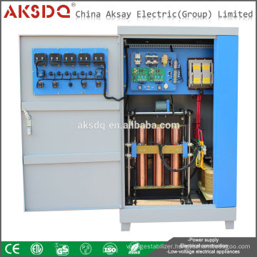 SBW 200kva Full Automatic AC Voltage 380V 50KVA 3 Phase Stabilizer for Department Store Made in Wenzhou Yueqing Liushi Factory